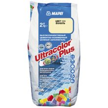 МАПЕЙ Ультраколор Плюс затирка для швов №131 ваниль (2кг)   MAPEI Ultracolor Plus цементно-полимерный шовный заполнитель №131 ваниль (2кг)