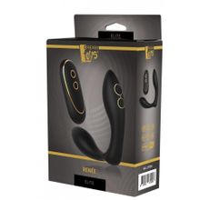 Черный анальный вибромассажер Renee с пультом ДУ (236922)