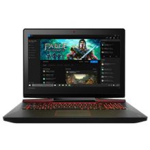 Ноутбук lenovo y900-17isk 17.3" 1920x1080, intel core i7-6700hq 2.6ghz, 8gb, 1tb+ssd 128gb, привода нет, nvidia gtx980m 4gb, wifi, bt, cam, win10, черный (80q1001hrk)