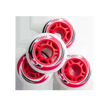 RIDEX Комплект колес для роликов SW-601, PU, красный
