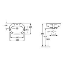 Раковина Villeroy & Boch ONovo 56 4161 56 01