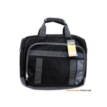 Сумка для ноутбука Jet.A LB15-09 до 15,6 (Черный, качественный нейлон полиэстер, современный дизайн, съемный ремень, SIZE 410*90*310мм)