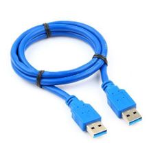 Кабель USB 3.0 Am=>Am - 1.0 м, синий, Gembird Pro (CCP-USB3-AMAM-1M)