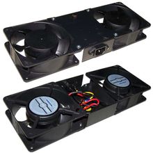 TWT-CBW-FANB2 Блок 2-х вентиляторов в крышу настенного шкафа Pro