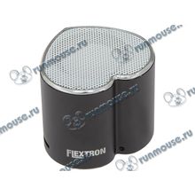 Акустическая система Flextron "F-CPAS-328B1-BK", 3Вт, с MP3 плеером, с FM-радио, портативная, черный (ret) [109303]