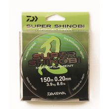 Леска Daiwa Super Shinobi 150м 0,20мм (3,9кг) светло-зеленая