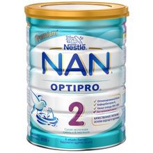 NAN молочная 2 Опти Про- 800 г