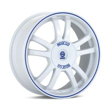 Колесные диски Sparco Rally 7,0R17 4*108 ET25 d73,1 White Blue Lip [W2901055029]