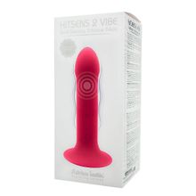 Ярко-розовый вибратор Adrien Lastic Hitsens 2 17,2см