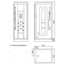 Edelform Душевая кабина Lagro EF-2051T L R