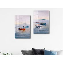 ПМ: АРТАБОСКО ООО Картина на стекле 40х60 "Судно 2". арт. WBR-11-677-04