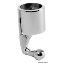Osculati 90° cap AISI316 for 25-mm pipe mounting, 46.680.20
