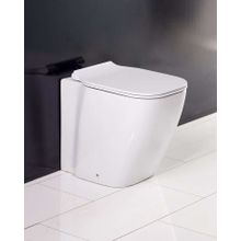 Чаша приставного унитаза, безободковая, P-trap BelBagno ALDINA  BB114CB