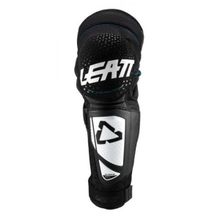 Наколенники подростковые Leatt 3DF Hybrid Knee & Shin Guard EXT Junior White Black, Размер OS