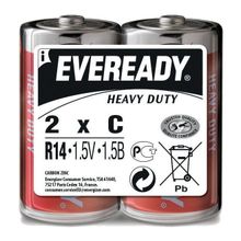 Батарейки EVEREADY R14 C 1,5V - 2 шт.