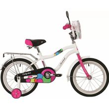 16" NOVATRACK Candy 2019 (сумка на руль)(165CANDY.WT9, белый, 133975)