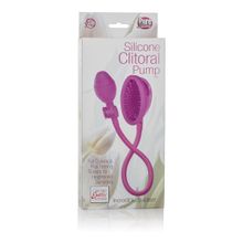 Розовая помпа для клитора Silicone Clitoral Pump Розовый