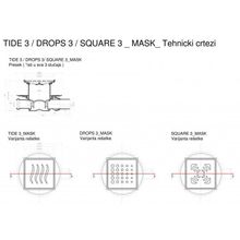 Точечный трап PESTAN Confluo Standard Square Mask 13000073