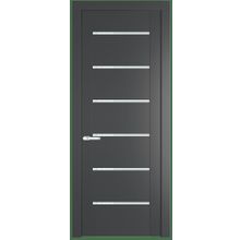  Двери ProfilDoors Модель 1.5P Цвет Графит Стекло Белый триплекс
