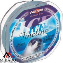 Леска мононить Mikado FINELINE ICE 0,12 (30 м) - 2.10 кг.