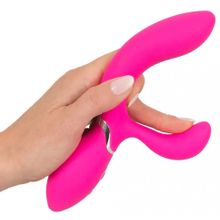 Ярко-розовый вибратор-кролик Bendable Rabbit Vibrator - 19,8 см. (234780)