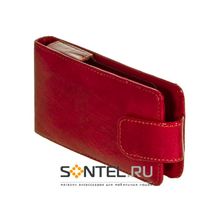 Сумка-блокнот Samsung S5600 красный лак
