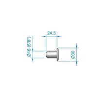 Roca Светильник для трапов Roca 467270 12 24 В 0,24 Вт корпус из нержавеющей стали синий свет