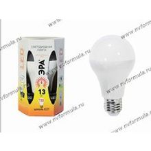 Лампа светодиодная ЭРА LED smd A65 60-13w-827-E27 NEW мягкий желтый свет