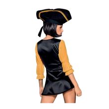 Obsessive Костюм пиратки Pirate (L-XL   черный с желтым)