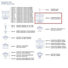 DHR Корпус DHR 3 35-016 для комбинированного трехцветного навигационного огня DHR35