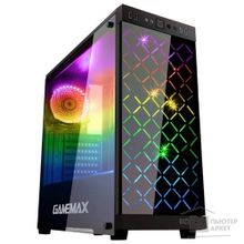 GameMax Polaris Black Корпус Polaris Black RGB-подсветка без БП