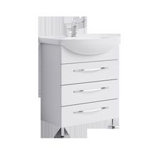 Тумба Под Раковину 60 См, Белая, 3 Ящика, Aqwella Аллегро Agr.01.06 3