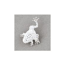 Fantasia Брошь "Лягушонок" с кристаллами Сваровски