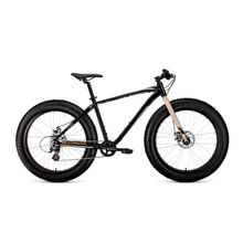 Велосипед Forward Bizon 26 черный бежевый (2019)