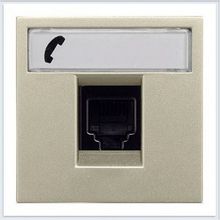 Розетка телефонная 1xRJ12 ZENIT, шампань |  код. N2217.6 CV |  ABB