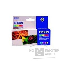 Epson C13T05204010  картридж для Stylus Color 4хх 6хх 740 760 860 1160 цветной cons ink