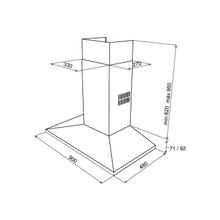 TEKA Вытяжка Teka DSB 90 Stainless Steel