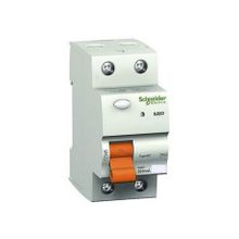 Дифференциальный выключатель нагрузки УЗО ВД63 2 полюса, 25А, Тип AC, 30мА | код. 11450 | Schneider Electric