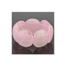 Бусики-Колечки Браслет Розовый кварц "Лилу" арт.бп3269