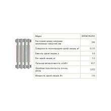 Радиатор чугунный 10 секц.  2КПМ-90-500