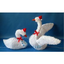 Rich LED "Гусь малый" 44*50*26 см, цвет: белый