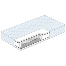 Спим Все Матрас детский Спим Все НОРМИК 900х1800 мм., высота 18 см., блок независимых пружин Pocket spring ID - 293260