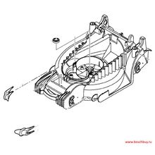 Bosch Корпус газонокосилки Rotak 32, ARM 32 (F016104246 , F.016.104.246)