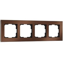 Werkel Рамка Werkel Aluminium на 4 поста алюминий коричневый WL11-Frame-04 4690389073717 ID - 243787