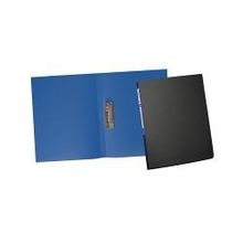 папка с зажимом Prisma 2204007, А4, с торцевым стикером и внутренним карманом, синяя (упаковка 6 шт)