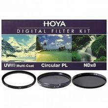 Набор фильтров Hoya 82 mm KIT UV (C) HMC MULTI, PL-CIR, NDX8 84166