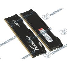 Модуль памяти 2x4ГБ DDR4 SDRAM Kingston "HyperX FURY" HX426C15FBK2 8 (PC21300, 2666МГц, CL15) (ret) [138625]