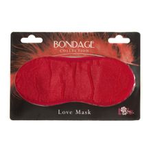 Красная маска на глаза BONDAGE (51294)