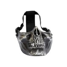 Китай Защита нижней части лица Skeleton Black-Silver 635-blk-slv