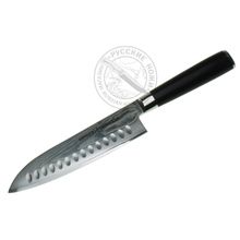 Нож кухонный SD-0094 K G-10 "SAMURA DAMASCUS", Сантоку ,175 мм, G -10, дамасск 67 слоев